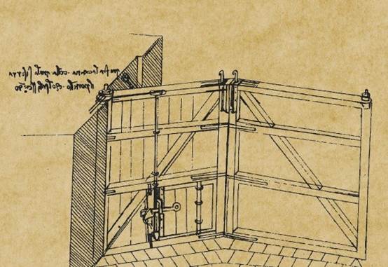 Disegno dei Navigli di Leonardo da Vinci